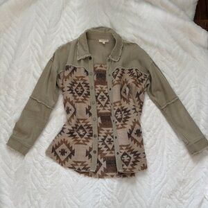 Mystree Taupe Lightweight Knit Cardigan